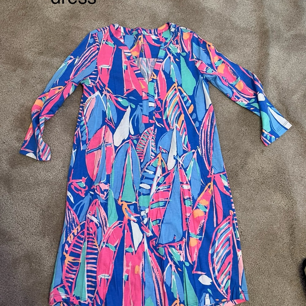 Lilly Pulitzer Colorful sailboat Print Women's Dress